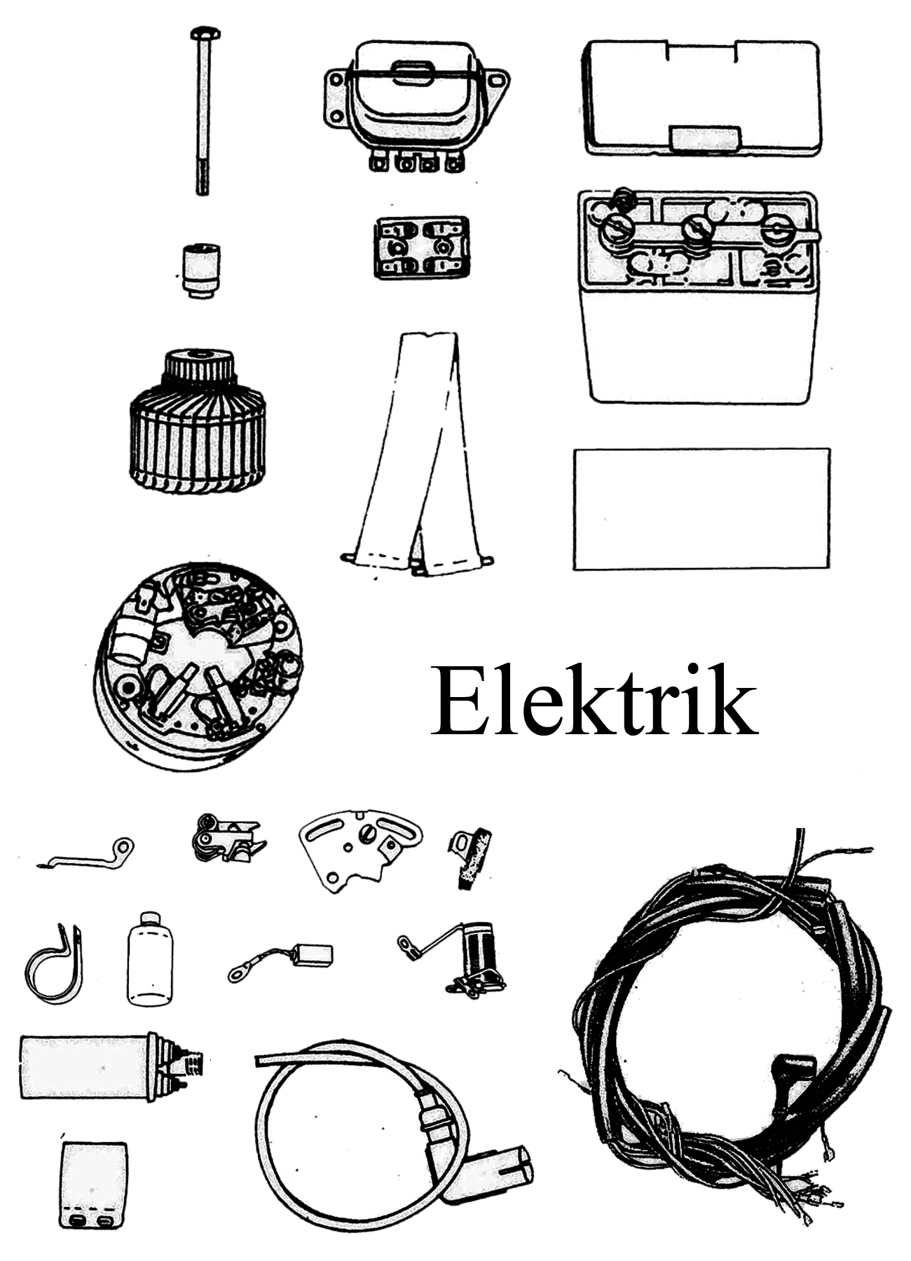 MZ TS 125-150 Ersatzteile Elektrik