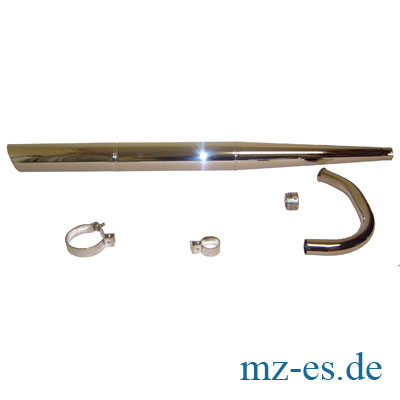 Foto MZ ES 125/1 ES 150/1 Auspuffanlage gerade Form