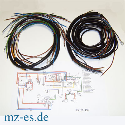 Foto Kabelbaum Schraubkontakt MZ ES 125, 150