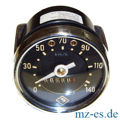Tachometer rund 2.Ausf&uuml;hrung f&uuml;r Scheinwerfer MZ ES